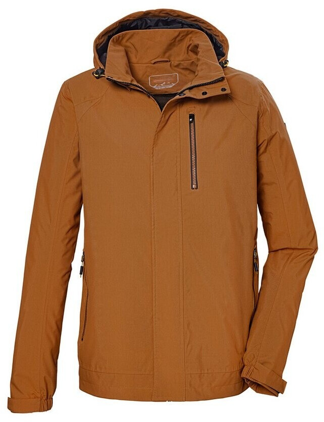 killtec heren Functioneel jack/outdoorjack waterdicht met afneembare capuchon KOS 52 MN JCKT, dunkelblau, 4XL, 42815-000