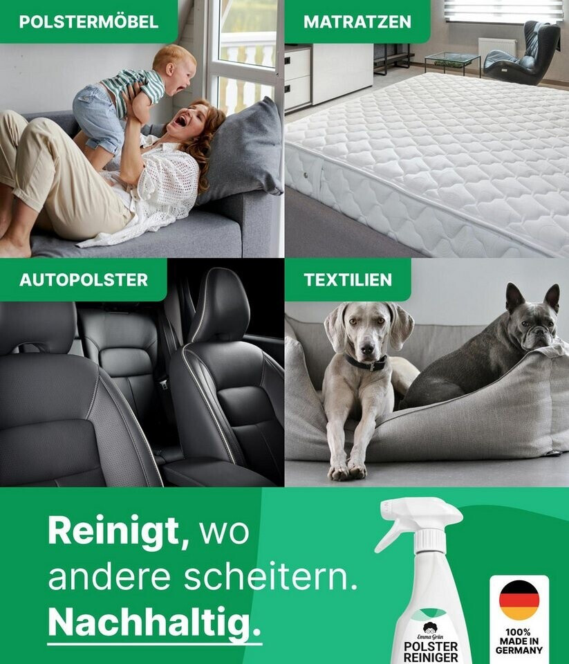 Emma Grün Polsterreiniger für Sofa, Teppich, Matratze & Autositze 500ml ab 18,28 € (Oktober 2026)