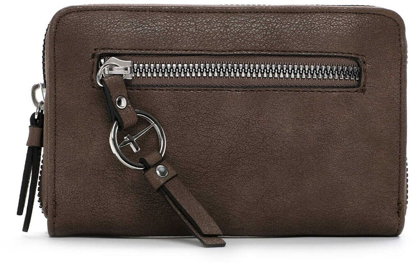 Tamaris Julia Portafoglio Lungo Taupe - Con 8 Scomparti Per Carte, 2 Scomparti Per Banconote E Taschino Per Monete Con Cerniera, Dimensioni 19x9x2 Cm - 6