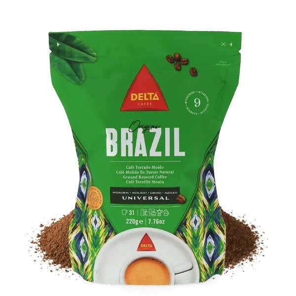 Delta Cafés Brazil Gemahlener Kaffee 220 G
