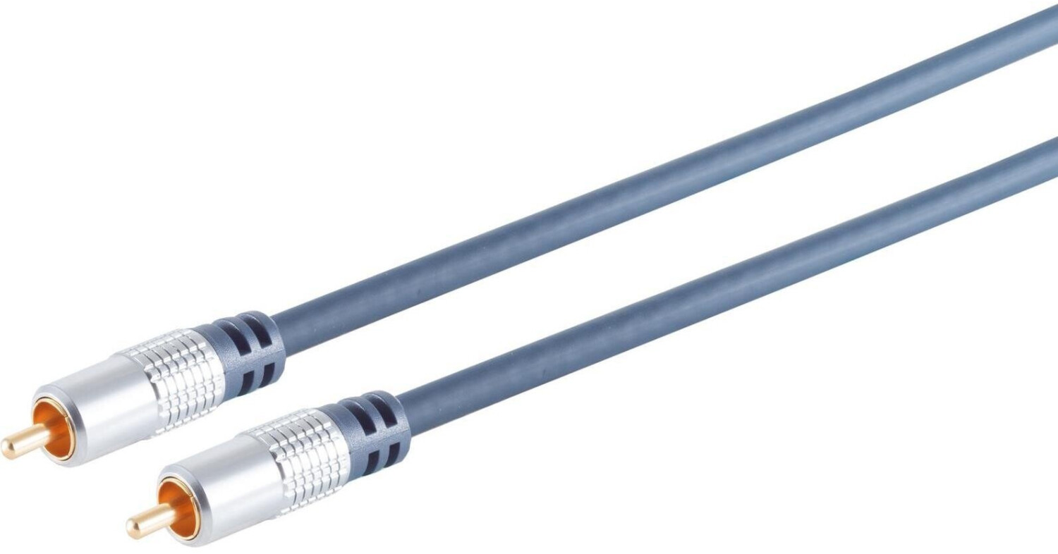 Metallstecker S-Conn Cinchstecker und Cinchstecker verchromte Metallstecker 15,0m ...