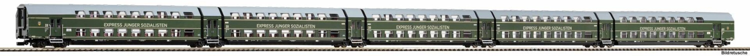 Piko 57708 Wagon Marchandises Gwhu02 DR ép.III – HO, LÜP 100 Mm, Rayon Mini 358 Mm