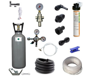 BieTal Anschlußpaket Sprudel Tafelwassergerät Aktivkohle Filter 6Kg CO2 ...