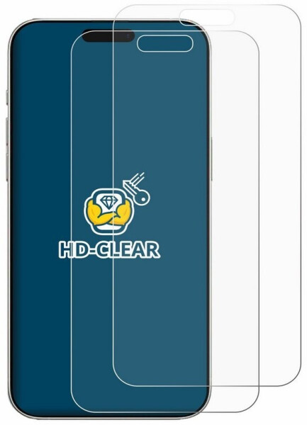 BROTECT Schutzfolie für Apple iPhone 16 Pro Max, 2 Stück, Displayschutz Schutz Folie Klar Transparent, Bild 2