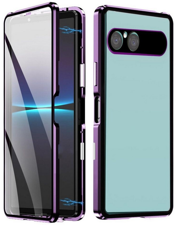 Wigento Hlle Sony Xperia 10 VII Metall Hartglas Lila Full Schutz ab 18.79   | Vergleiche 3 Angebote auf idealo.de