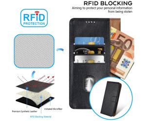 CADORABO Cover Con Chiusura Magnetica E Scomparti Per Carte Fronte Copertina Lg G8 Nero 144318623
