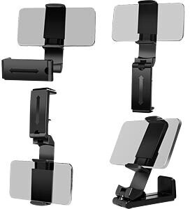 LogiLink AA0169 Falt- & klemmbarer Smartphonehalter für 4,7-6,9" 360°-drehbar, Bild 4