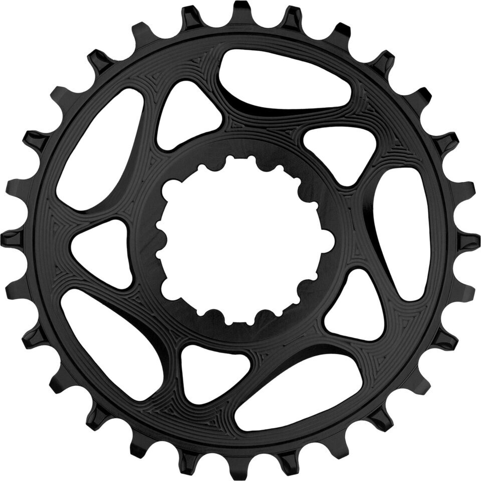 absoluteBLACK Round Boost für SRAM Direct Mount 3 mm Offset schwarz 28 ...