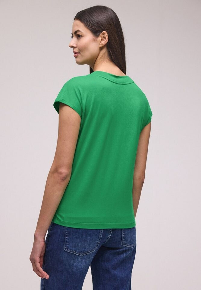 Street One Maglietta Con Scritta Glitterata: Girocollo In Mix Cotone, Vestibilità Comoda, Colore Verde Vintage (Taglia 44 Donna) - 2