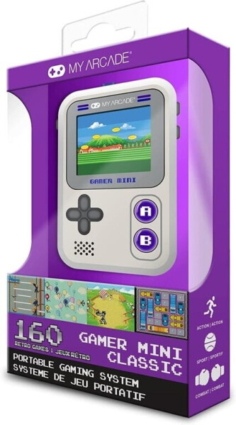 My Arcade Gamer Mini Classic grau/lila, Bild 2