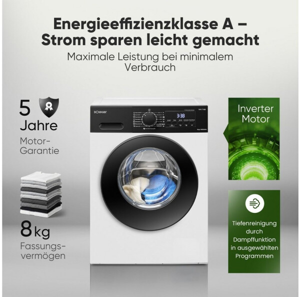 Bomann WA 7188 Weiß, Bild 8