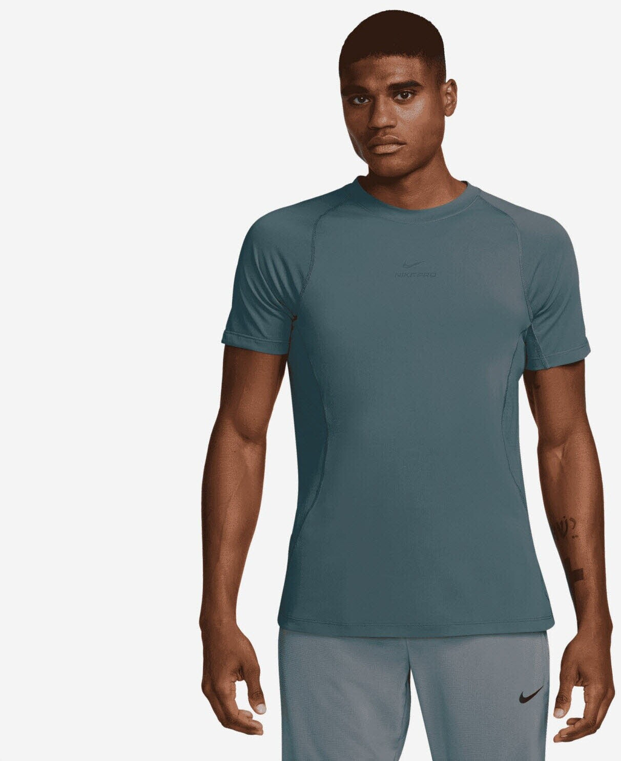Nike Pro NPC T-Shirt (HV0409-382) mineral slate/green strike ab 28