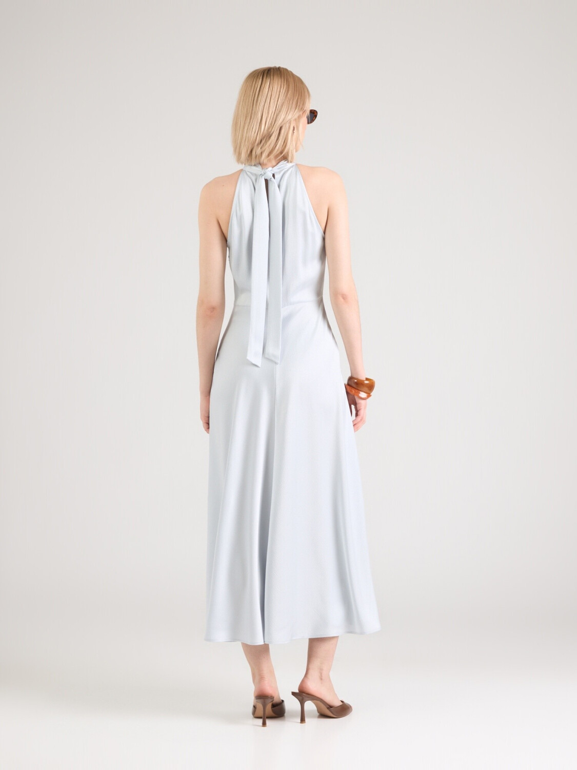 Samso Rheo Samsøe & Samsøe Rheo Maxikleid mit Neckholder hellgrau ab 149,00 ...
