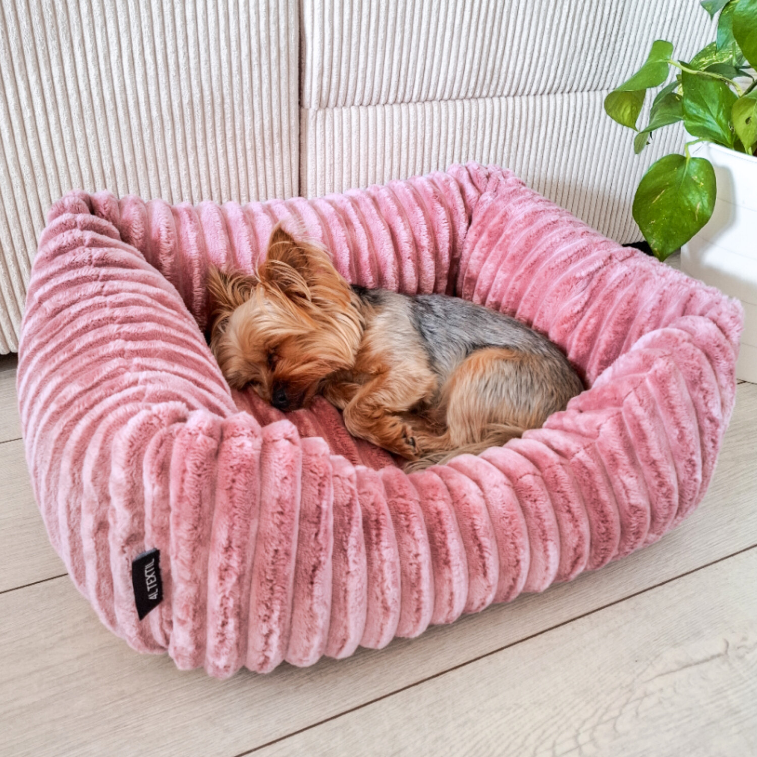 4L Textil Bella Plsch-Hundebett rosa 60x40 cm ab 25.99  | Vergleiche 1  Angebote auf idealo.de