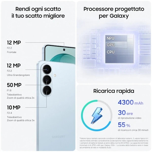 Samsung Galaxy S26 128GB Cobalt Violet Enterprise Edition, Bild 8