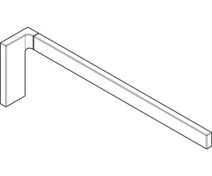 hansgrohe Connecteur de plafond Axor 26433310 300mm, rond, or rouge brossé