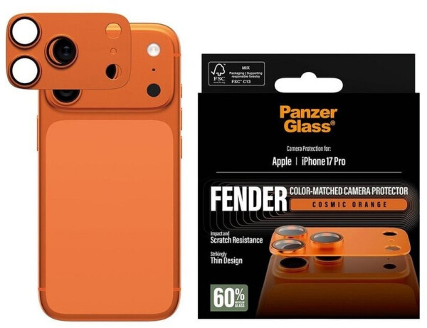 PanzerGlass Schutzfolie Fender 1 Stk Apple iPhone 17 Pro Orange, Bild 2