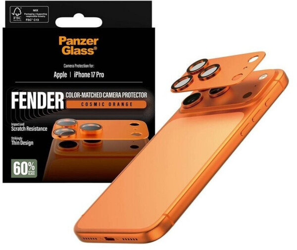 PanzerGlass Schutzfolie Fender 1 Stk Apple iPhone 17 Pro Orange, Bild 5
