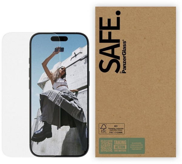 PanzerGlass Schutzfolie Safe 1 Stk Apple iPhone 16 Pro 17 17 Pro Transparent, Bild 4
