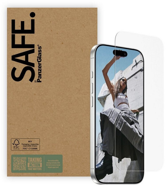 PanzerGlass Schutzfolie Safe 1 Stk Apple iPhone 16 Pro 17 17 Pro Transparent, Bild 5