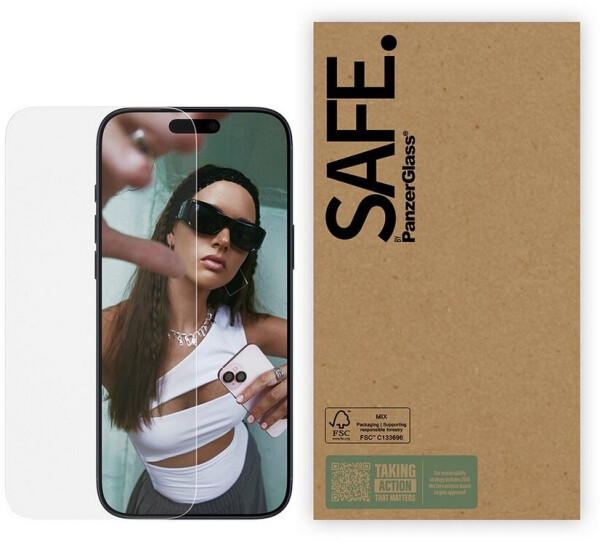 PanzerGlass Schutzfolie SAFE Ultra Wide Fit 10 Stk Apple iPhone 16 Pro Max 17 Pro Max Transparent, Bild 4