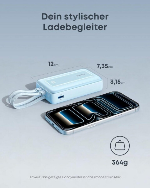 Anker Powerbank 20K 45W (A110M), Bild 7