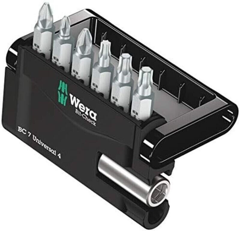 Display Bit Check Wera Bit-Check 7 Universal 4, 7-teilig (05135810001) ab 7.22 ...