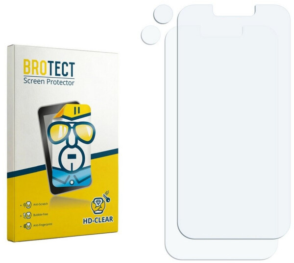 BROTECT Schutzfolie für Apple iPhone 17e (Display+Kamera), 2 Stück, Displayschutz Schutz Folie Klar Transparent, Bild 3