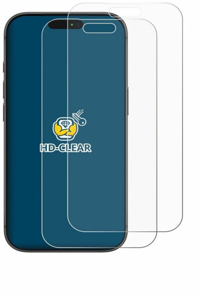 BROTECT Schutzfolie für Apple iPhone 17 Pro Max, 2 Stück, Displayschutz Schutz Folie Klar Transparent, Bild 2