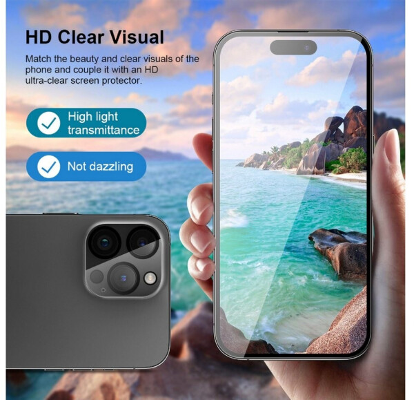 Protectorking 6x iPhone 17 Panzerglas 9H Full Screen matt Anti Reflex, Bild 6