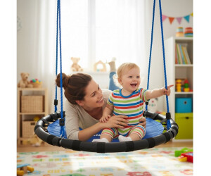 Relaxdays Nestschommel - ronde schommel - 80 cm