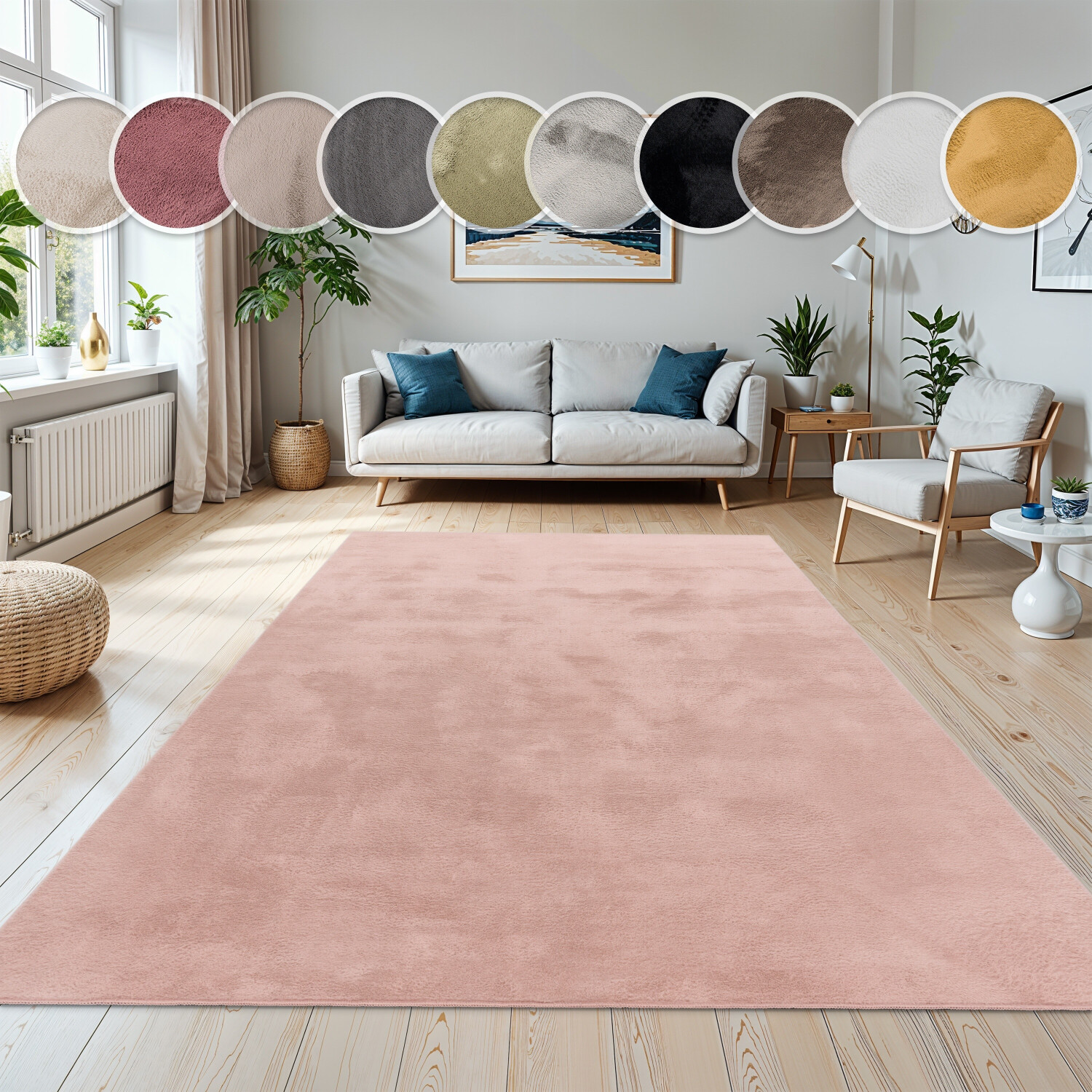 Paco Home Fellteppich Kunstfell Soft 380 (60x90cm) pink ab 14,75 € (Oktober 2026)