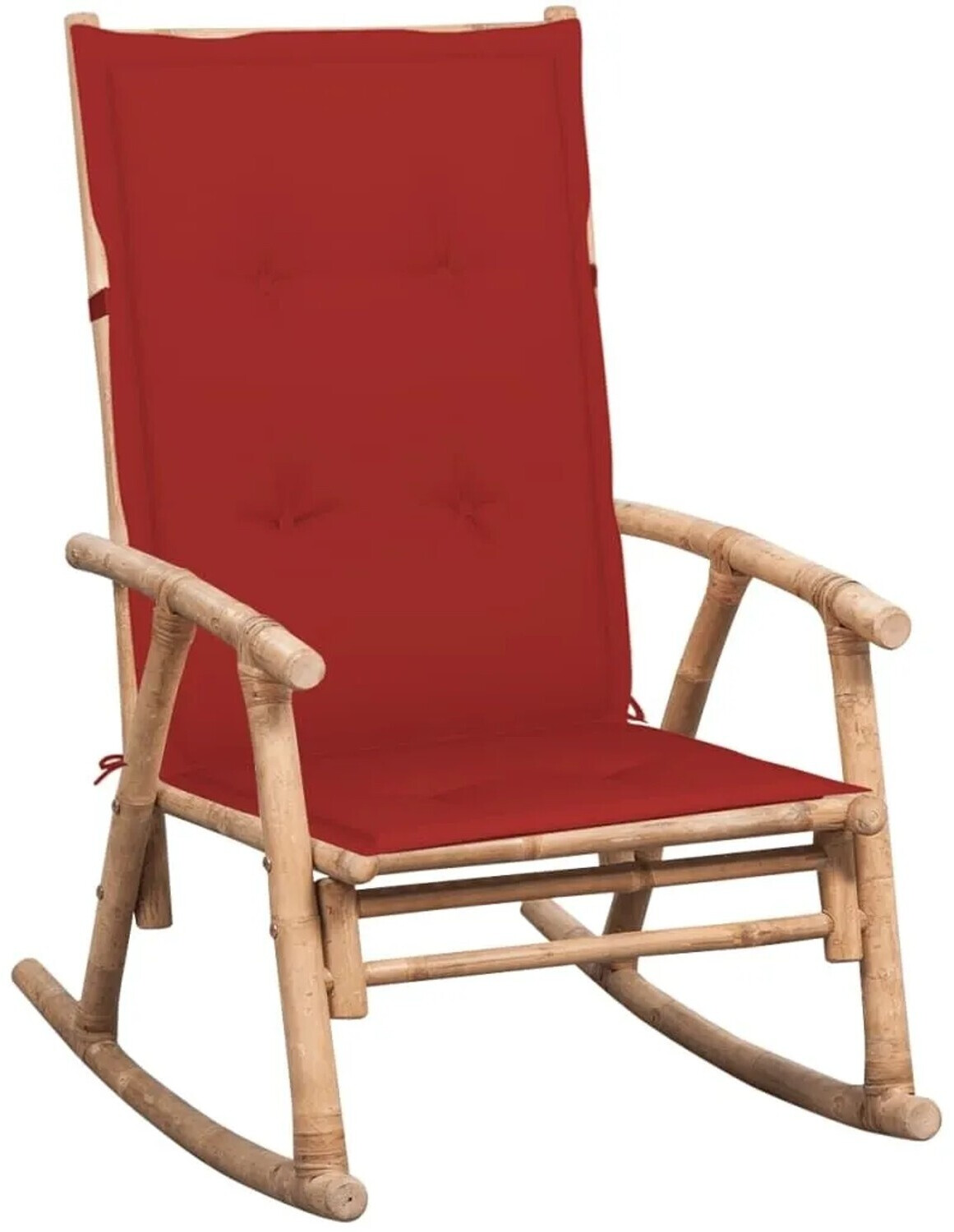 vidaXL Schaukelstuhl mit Kissen Bambus 3063909 ab 124.9  | Vergleiche 9  Angebote auf idealo.de