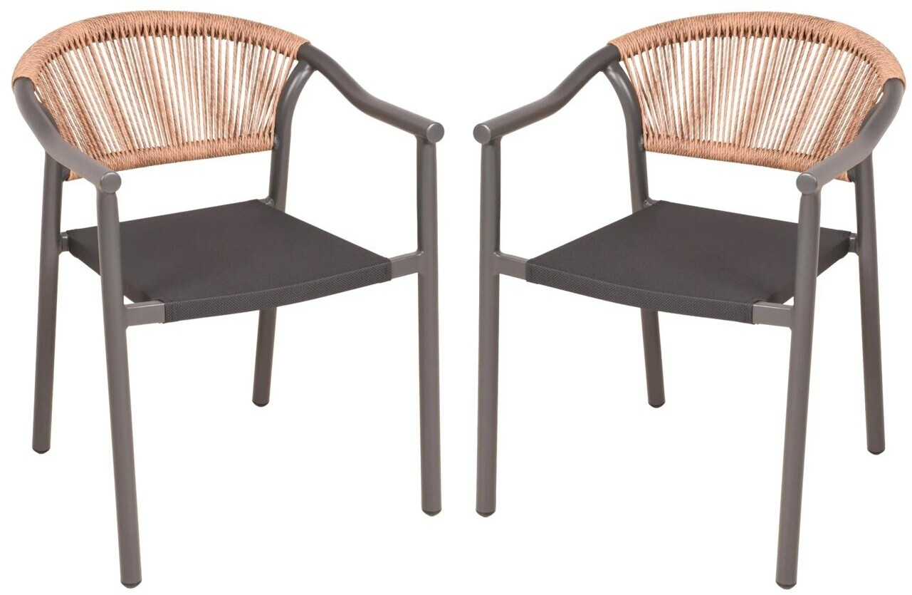 Gartenstuhl Rattan Braun