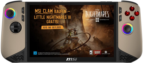 MSI Claw 8 AI+ A2VM-007NL 32GB/1TB schwarz/Sandstorm, Bild 5