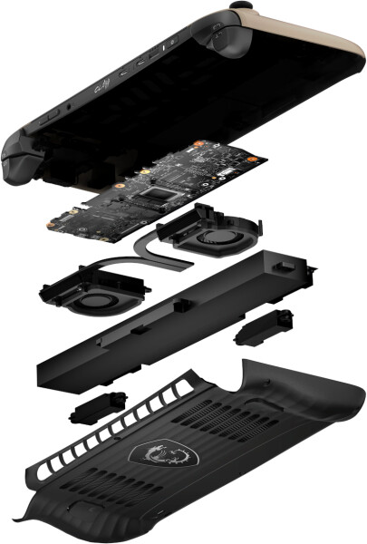 MSI Claw 8 AI+ A2VM-013NEU 32GB/1TB schwarz/Sandstorm, Bild 15