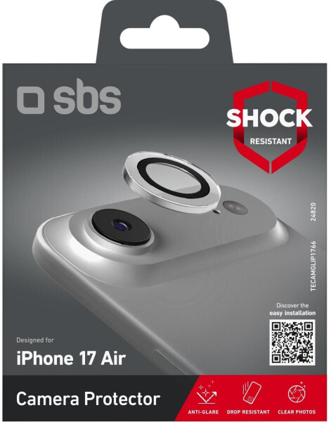 SBS Mobile Schutzfolie Kamera Apple iPhone 17 iPhone Air Transparent 1 Stk, Bild 2
