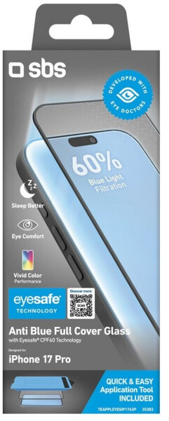 SBS Mobile Schutzfolie Apple iPhone 17 Pro Transparent 1 Stk, Bild 2