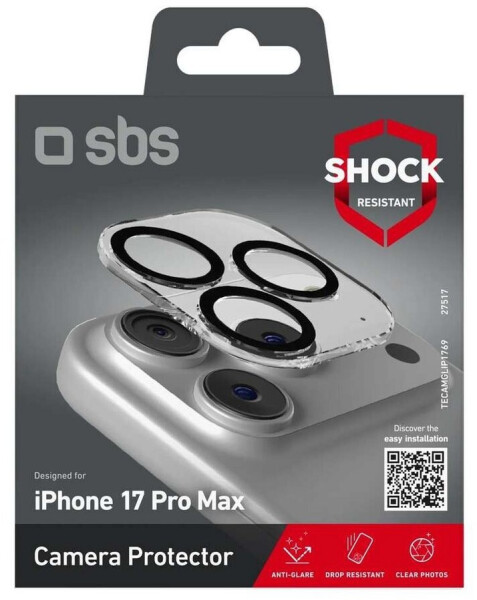 SBS Mobile Schutzfolie Kamera Apple iPhone 17 Pro Max Transparent 1 Stk, Bild 2
