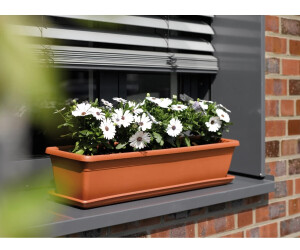 Elho Florus Blumenkasten Mediterran mit Bewsserungssystem 80cm Terrakotta  ab 14.99  | Vergleiche 2 Angebote auf idealo.de