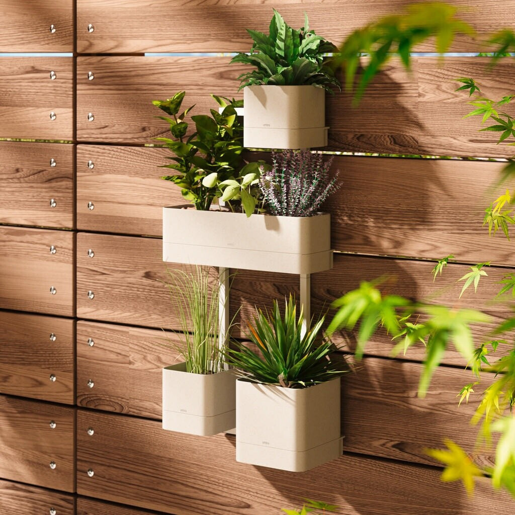 Umbra Cubiko Wandpflanzkasten, Recycling-Kunststoff & Stahl, Sand  (1018767-1313) ab 74.99  | Vergleiche 8 Angebote auf idealo.de