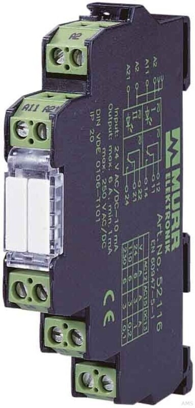 MIRO 6,2 24VDC-1U Ausgangsrelais – 1 Wechsler, 6  Produktbild-Vorschau 3