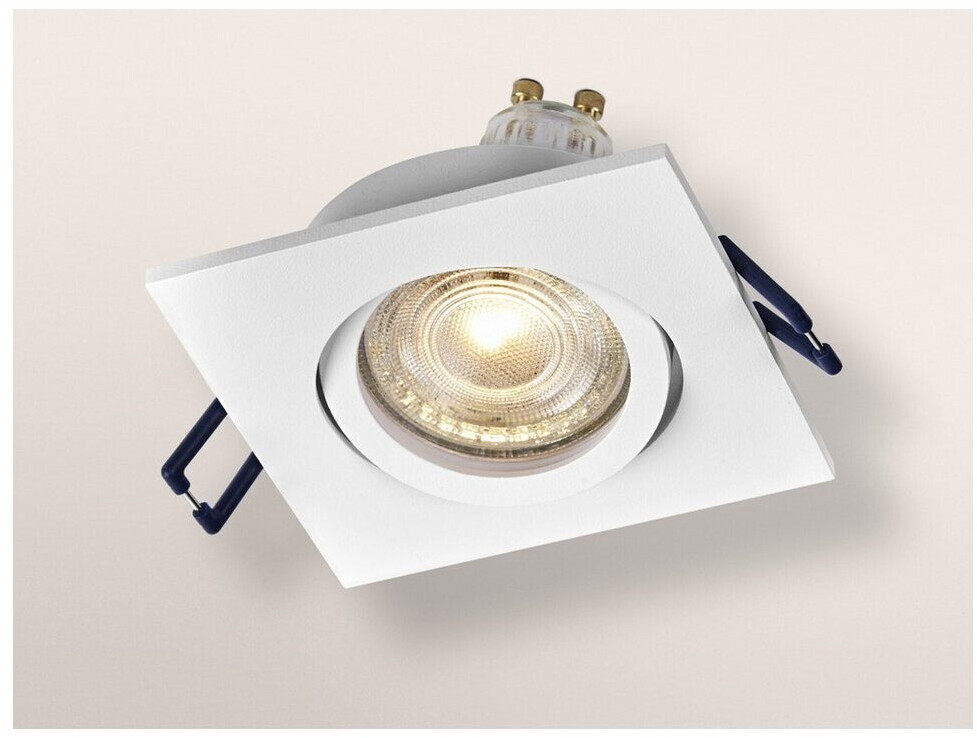 Osram Spot Set LED Einbaustrahler CCT IP44 – 3er Set, Chrom, 4,9W, 2700–6500K, Dreistufig Schaltbar