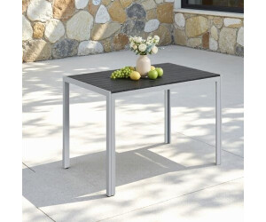 Clevich Gartentisch WPC Aluminiumrahmen 110x70cm Schwarz (D-102) ab 129,99 € (Oktober 2026)