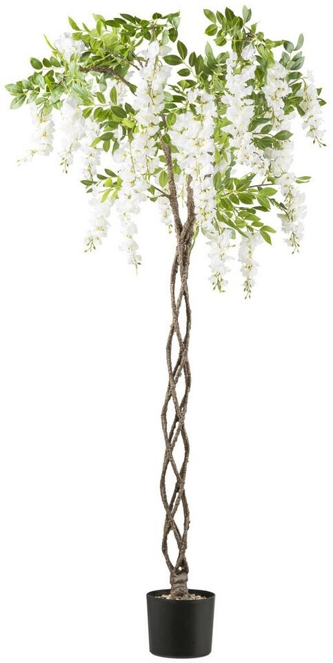 Creativ green Kunstbaum "Weier Blauregen" wei, 170cm, geflochtener Stamm  (96798514-0) ab 138.49  | Vergleiche 2 Angebote auf idealo.de