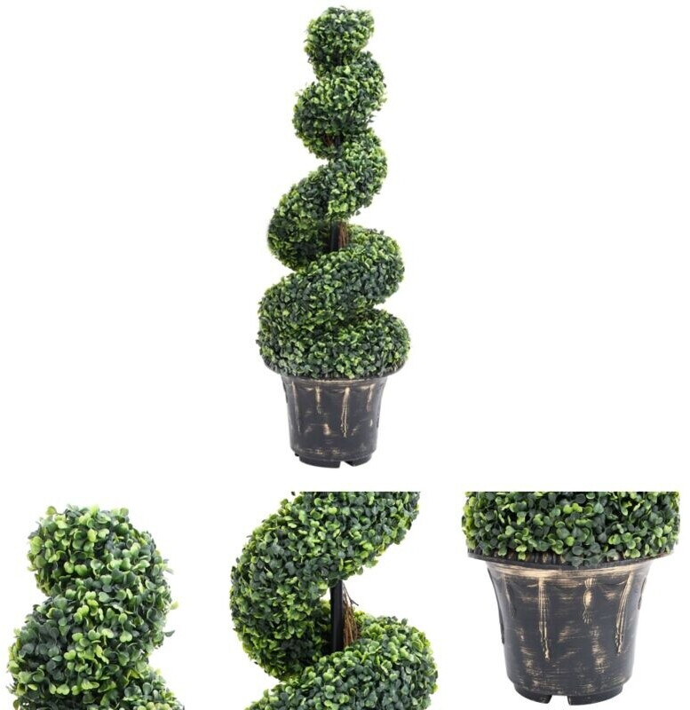 künstliche grosse grünpflanzen 50 cm Boxwood Sträuch – große künstliche Grünpflanzen für den Außenber –  kunstblumenshop