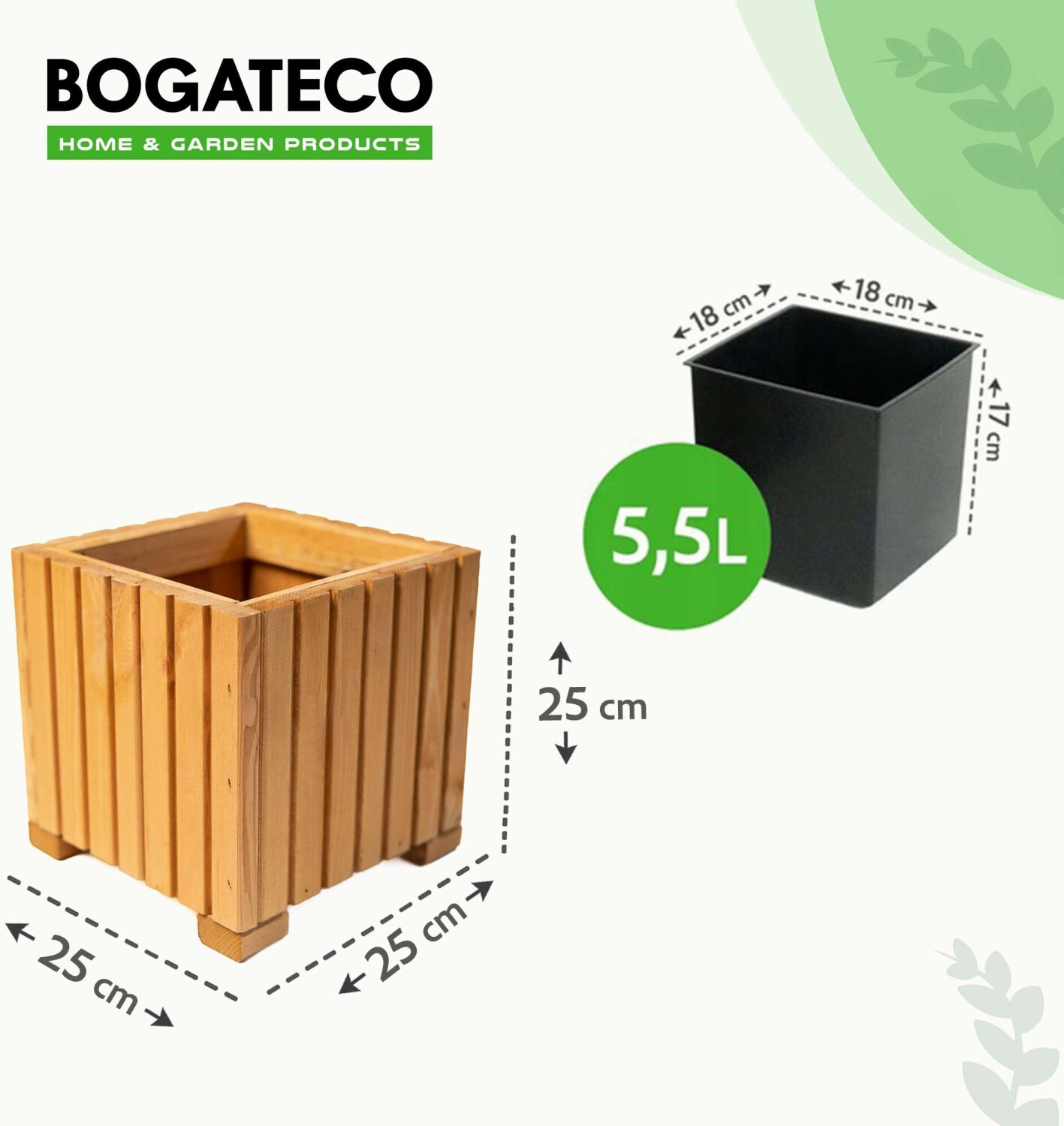 schwarze blumenksten RECTO 60 Anthrazit  Blumenkasten Outdoor 60x38x40 cm Naturschiefer Sc   CLIMAQUA