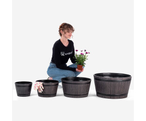 blumenständer kaufen Pflanzenregal Metall schwarz mit 6/7/8 Ebenen online kaufen