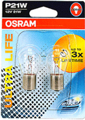 Osram Ultra Life P21W (7506ULT-02B) 2 Stück ab 1,20 €