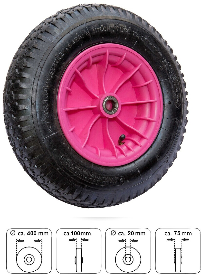 Stilvolle Schubkarrenrad 4 80 4 00 Ebenbild